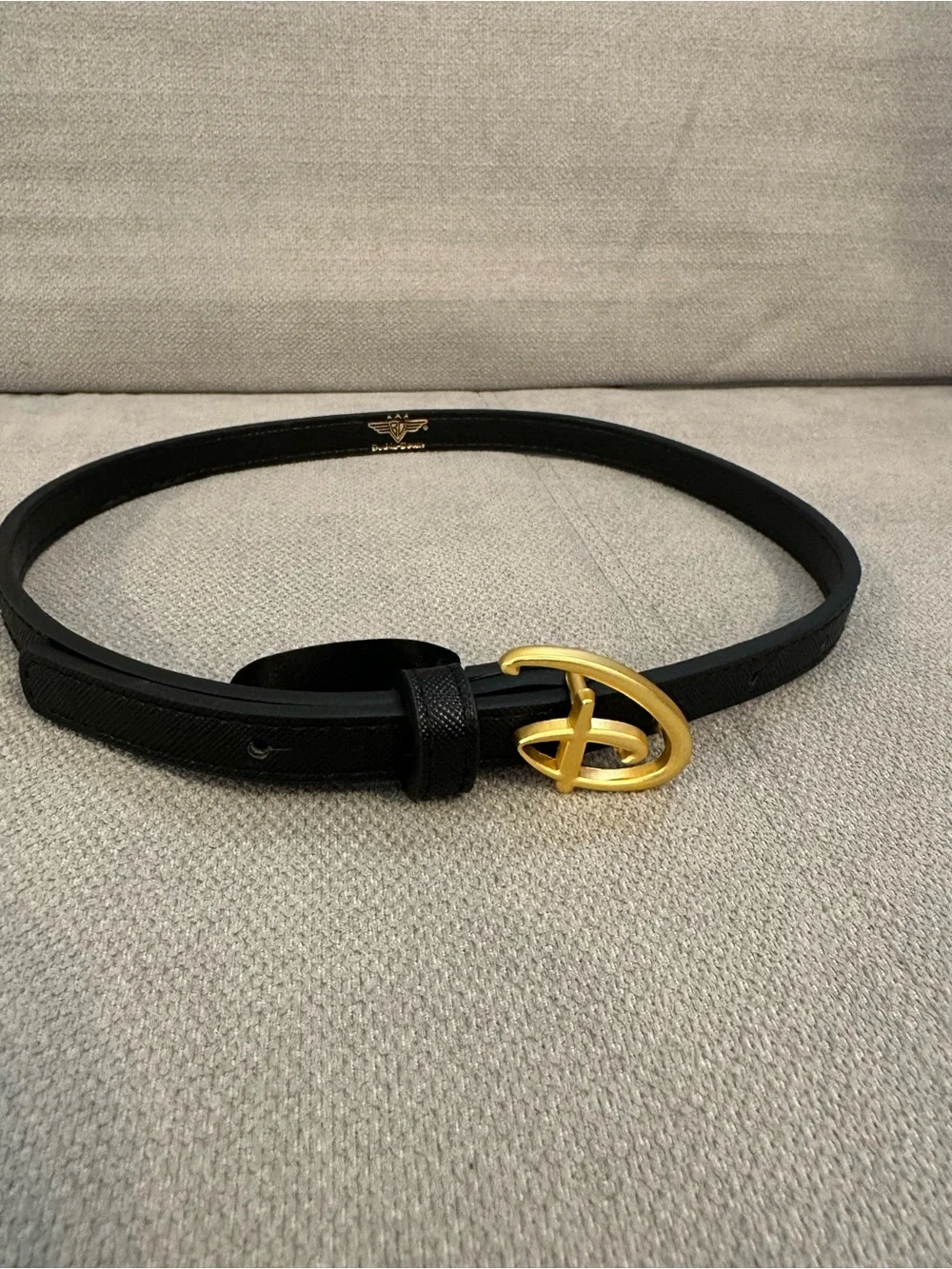 Kids Disney Belt with Gold Logo Buckle